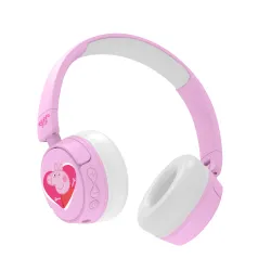 Słuchawki bezprzewodowe z mikrofonem OTL Technologies Peppa Pig Love Kids Wireless Dla Dzieci Nauszne Różowy