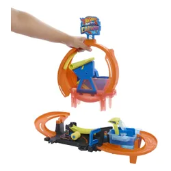 Tor Hot Wheels City Mega Myjna pętla + auto JHL97