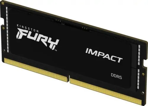 Pamięć Kingston FURY Impact DDR5 16GB 6400 CL38 SODIMM Czarny