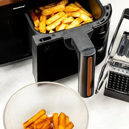 Air Fryer Frytkownica beztłuszczowa KLAUSBERG KB-7589 9.5l z podwójnym koszem 11 automatycznych programów