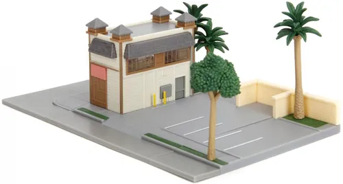 Zestaw pojazdów JADA TOYS Szybcy i wściekli Nano Scene Kawiarnia Toretto 9334914314R00