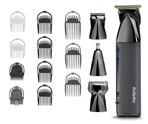 BaByliss Super-X Metal Black Edition Триммер MT991E 15 насадок 300мин