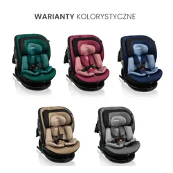 Автокресло Caretero Mokki I-Size, 40-150 cm, 0-36 kg, черно-розовый