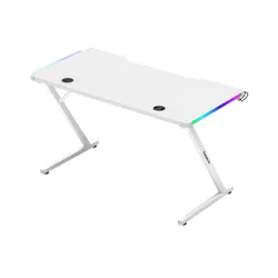Biurko gamingowe HUZARO Hero 2.5 RGB Biały