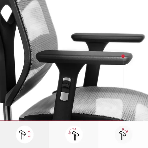 Fotel DIABLO CHAIRS V-Basic Czarno-szary