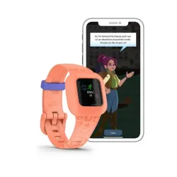 Smartband Garmin Vivofit jr. 3 Peach Leopard