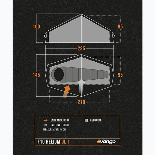 Namiot trekkingowy 1-osobowy Vango Helium UL 1 alpine green