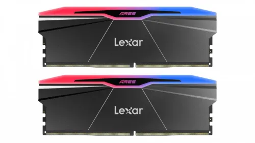Pamięć RAM Lexar Ares RGB DDR5 32GB (2 x 16GB) 6000 CL30 Czarny