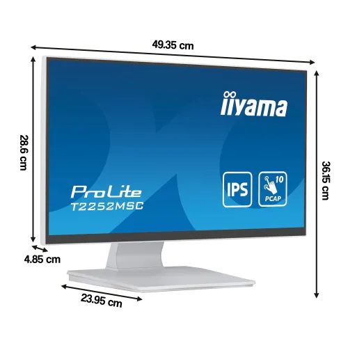 Monitor IIYAMA ProLite T2252MSC-W2 21.5" 1920x1080px IPS