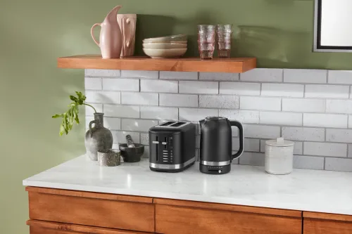 Электрический чайник KitchenAid 5KEK1701EBK, 1.7 л, 2400 Вт, регулировка температуры