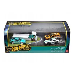 Hot WHEELS PREMIUM DIORAMA zestaw 4 autek Collectors Boxset Greddy HRT53