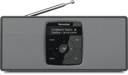 Radioodbiornik TechniSat DigitRadio 2S Radio FM DAB+ Bluetooth Czarno-srebrny