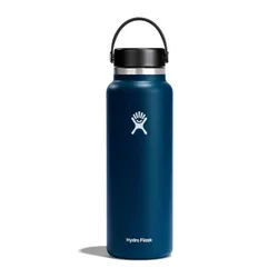 Bidon butelka termiczna Hydro Flask Wide Mouth Flex Cap 1,182 l - indigo