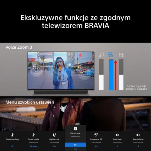 Soundbar Sony BRAVIA Theatre Bar 7 HTA7100KIT.CEL 5.0.2 505W Wi-Fi Bluetooth AirPlay Dolby Atmos DTS:X