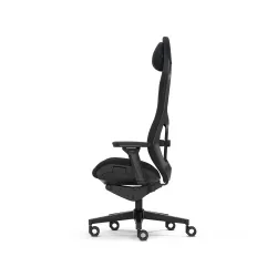 Fotel Fractal Design Refine Alcantara Fabric Gamingowy do 125kg Tkanina Czarny