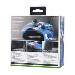 Проводной геймпад PowerA Enhanced Blue Camo для Xbox Series X/S, Xbox One, ПК