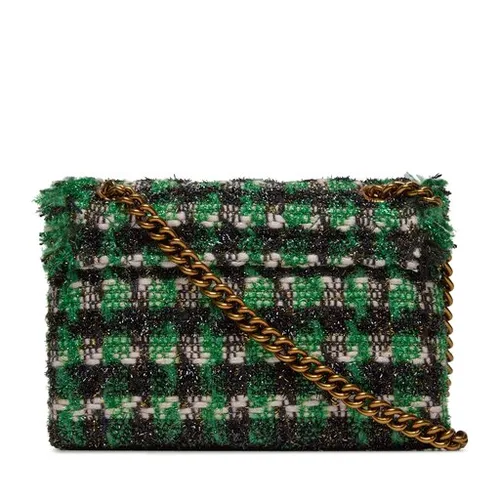 Kurt Geiger 690-Geantă Mini Kensington Din Tweed 2949707609 Blk / Verde