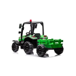 Duży Traktor Na Akumulator Dla Dziecka Blt-206 Przyczepa 24V 2X200W Pilot LED Eva Pasy Bluetooth