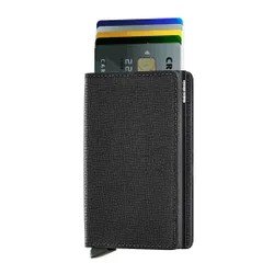 Slimwallet Secrid'in Küçük RFID Cüzdanı-crisple black