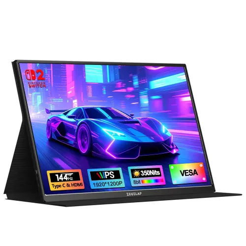 Monitor Zeuslap P16 Ultra 16" Full HD IPS 144Hz 3ms Przenośny