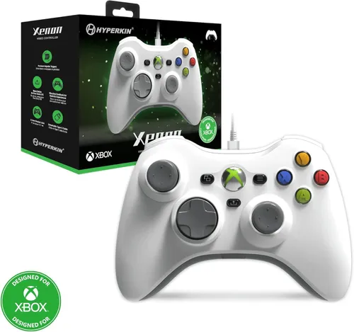 Геймпад Hyperkin Xenon Pad для Xbox, ПК-проводной-белый