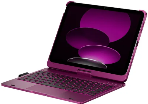 Etui na iPad TYPECASE Flexbook Touch Malinowy Klawiatura