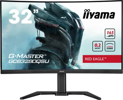 Monitor iiyama G-Master Red Eagle GCB3280QSU-B1 32" 2K VA 165Hz 0,2ms Zakrzywiony Gamingowy