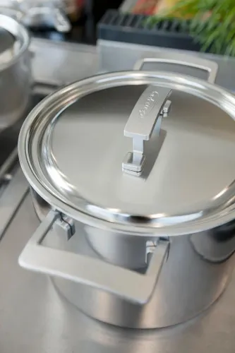 Garnek Demeyere Industry 5 Indukcja Stal nierdzewna 8l