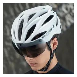 Kask rowerowy ROCKBROS 8386824304060 Biały Szosowy (rozmiar 58-62)