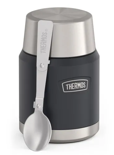 Termos obiadowy z łyżką Thermos Icon Food Jar 0,47 l - granite