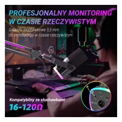 Mikrofon Fifine AM8PROT Przewodowy Dynamiczny Czarny