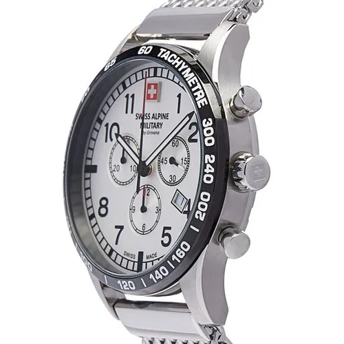 Швейцарские часы Alpine Military Aviator 1746.9132 Silver