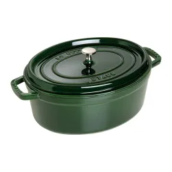 STAUB La Cocotte 3,2 l zielony - garnek żeliwny/brytfanna z pokrywką