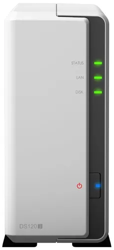 Сетевое хранилище Synology US DS120J 1X0HDD 800Mhz 512MB 1xGbE 2XUSB2. 0