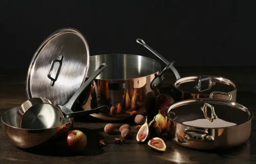 DE BUYER Inocuivre Tradition 3,3 l miedziany - garnek miedziany z pokrywką