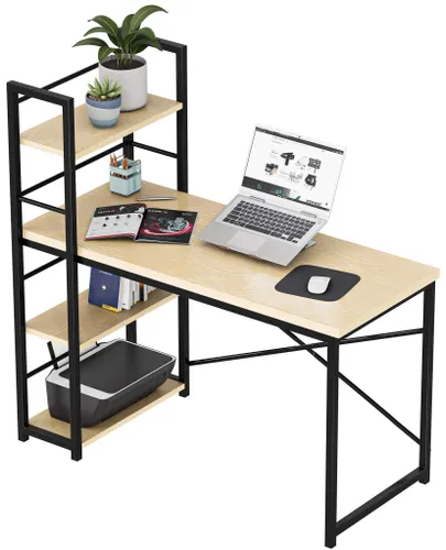 Biurko gamingowe MARK ADLER Leader 4.0 Brązowo-czarny