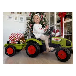 Falk Traktor na Pedały Claas Duży z Przyczepką od 3 lat