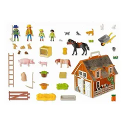 Playmobil Zestaw figurek 4142 Moje przenośne gospodarstwo rolne