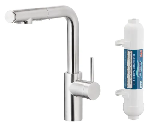 Bateria KFA ARMATURA Duero Pure Basic 6623-112-22 z filtrem Inox