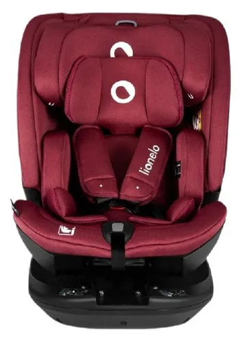 Fotelik samochodowy LIONELO Bastiaan RWF i-Size 40-150 cm (0-36 kg) Czerwony