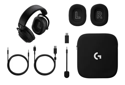 Słuchawki bezprzewodowe z mikrofonem Logitech G Pro X3 Lightspeed Nauszne Czarny