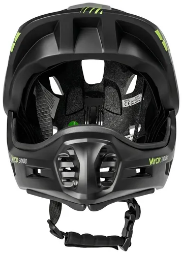 Kask rowerowy VAYOX Enduro VA0421BM Czarny Full Face z odpinaną szczęką (rozmiar M)