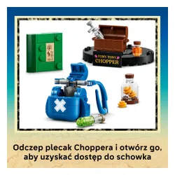 LEGO One Piece 75643 Tony Tony Chopper, zestaw klocków 10+