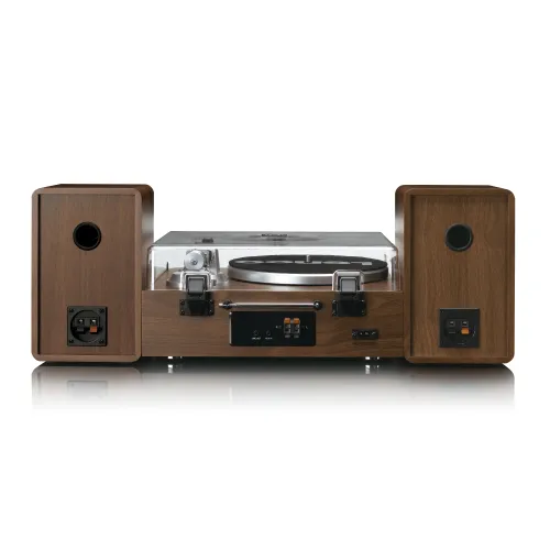 Gramofon Lenco MC-860WDSI Automatyczny Napęd paskowy Przedwzmacniacz Bluetooth Czarny