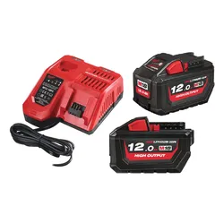 Milwaukee NRG M18 Şarj Cihazı HNRG-122 ile 12AH Batarya