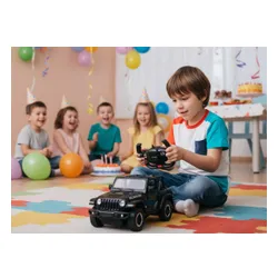 Zdalnie sterowany samochód COIL auto RC pilot duży JEEP Wrangler RS skala 1:14 czarny