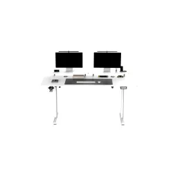 Biurko Ultradesk HIGHLANDER XXL 160cm Regulacja wysokości Biały