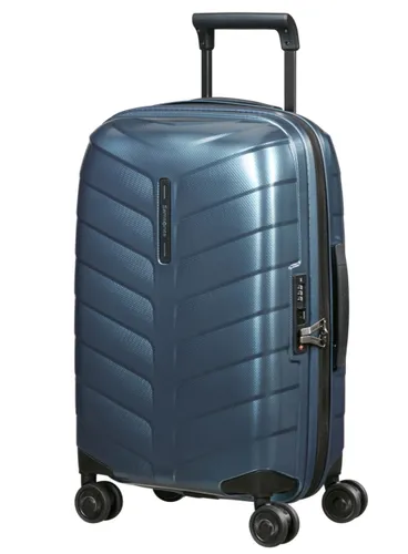 Маленький расширяемый чемодан Samsonite Attrix 55 см (23/26 см) - steel blue