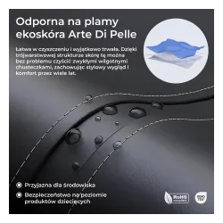 Fotel Anda Seat Kaiser 4 V2 XL Gamingowy do 150kg Skóra ECO Czarny