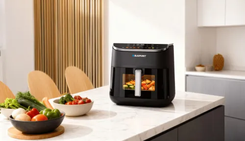 Air Fryer Frytkownica beztłuszczowa BLAUPUNKT AFD801 8 l z okienkiem do obserwacji postępów gotowania